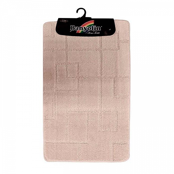 Комплект ковриков для ванной комнаты Banyolin Medium Extra бежевый 50*80 см 50*60 см