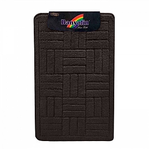 Коврик для ванной комнаты Banyolin Classic черный 60*100 см