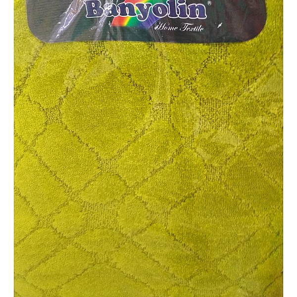 Набор ковриков для ванной комнаты Banyolin Economik 55*90/45*55 см зеленый