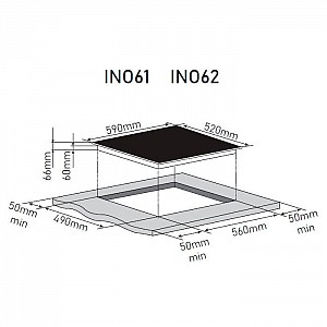 Панель варочная индукционная Zorg INO61 black. Изображение - 1