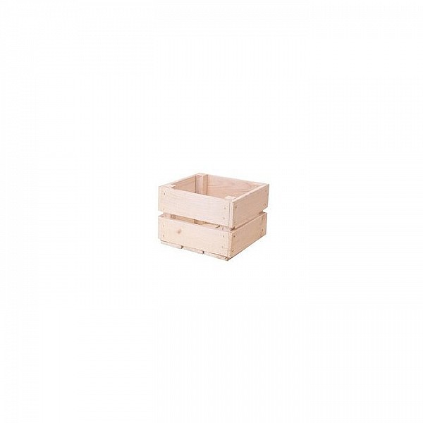Ящик деревянный натуральный без полки 22*20*15 см