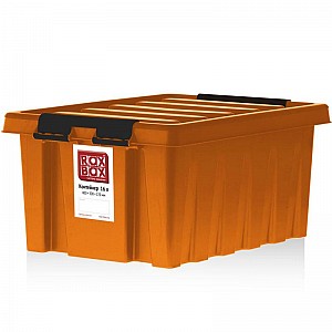 Контейнер Rox Box с крышкой 16 л оранжевый
