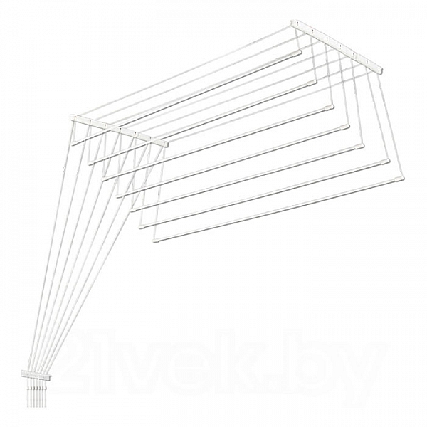 Сушилка для белья потолочная Comfort Alumin алюминиевая 1.7 м 7 прутьев