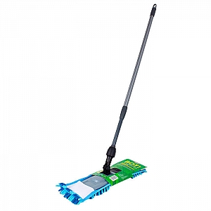 Швабра универсальная ВОТ! Синель EKB002 с накладкой и прорезиненной телескопической рукояткой 130 см