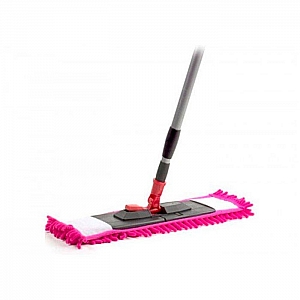 Швабра Mopexbel EKB027 универсальная с прорезиненой рукояткой накладкой из синели 118 см