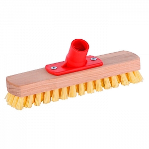 Щетка-скраббер Эльфпласт деревянная 23 см