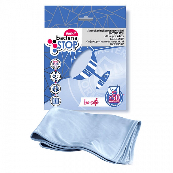 Салфетка из микрофибры York для стекла