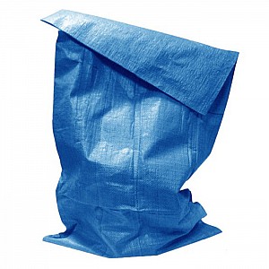 Мешок тканый с ПП нитью 50*90 синий упаковка 5 шт