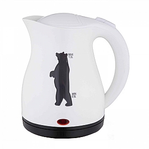 Электрочайник Polly-Люкс ЕК-23 белый медведь