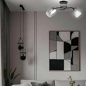 Светильник Айтин-Про НПБ 02-2*60-101 5014/2 черный/хром. Изображение - 1