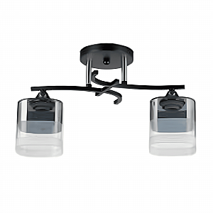 Светильник Айтин-Про НПБ 02-2*60-101 5015/2 черный/хром