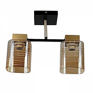 Светильник Айтин-Про НПБ 02-2*60-101 33086/2 черный/золото