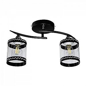 Светильник Айтин-Про НПБ 02-2*60-101 6268/2 черный/хром