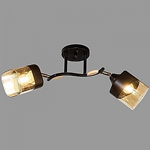 Светильник Айтин-Про НПБ 02-2*60-101 52075/2 черный/золото. Изображение - 1