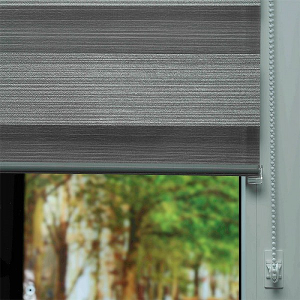 Рулонная штора Lm Decor Марсель ДН LB 25-05 85*160 см графитовый серый