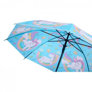 Зонт Bradex Единорог прозрачный голубой. Изображение - 2