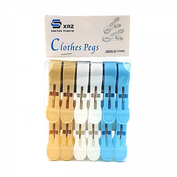 Набор прищепок DomiNado 607-12 из пластмассы 12 шт