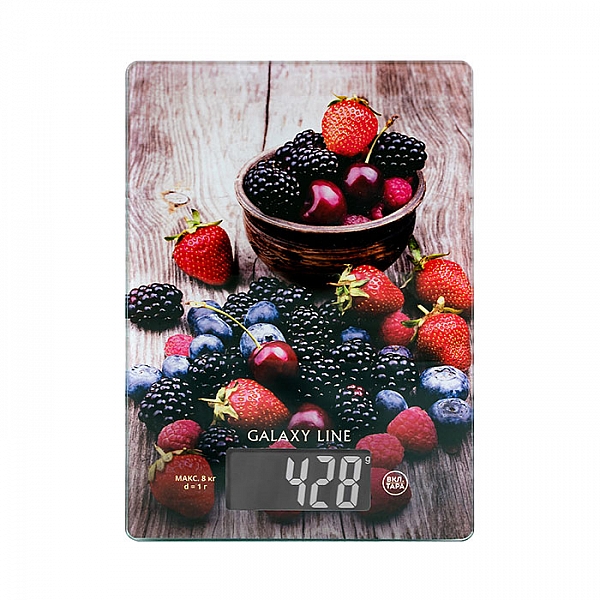 Весы кухонные электронные Galaxy Line GL 2819 стекло