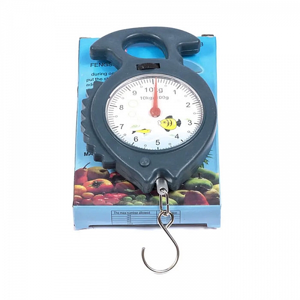 Безмен механический 11031966 код 199945 в пластмассовом корпусе до 10 кг