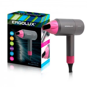 Фен Ergolux ELX-HD09-C08 серый/розовый. Изображение - 3