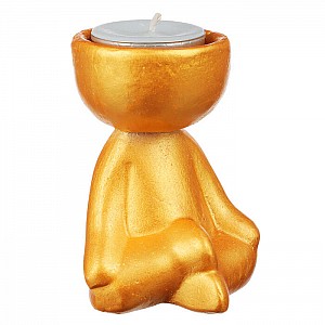 Набор подарочный фигурка-подсвечник и свеча чайная 2 шт 15*15.5 см. Изображение - 1
