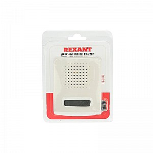 Звонок Rexant 73-0110 проводной электрический с регулятором громкости. Изображение - 1