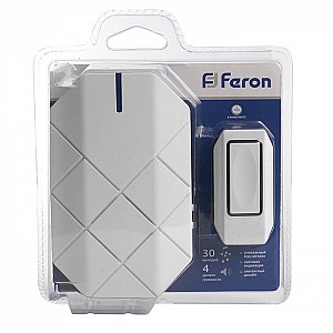 Звонок Feron E-377 41433 электрический дверной белый. Изображение - 2