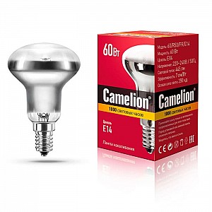 Лампа накаливания Camelion MIC 60/R50/FR/E14 зеркальная матовая
