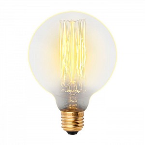 Лампа накаливания Uniel Vintage IL-V-G95-60/GOLDEN/E27 VW01 форма «шар»