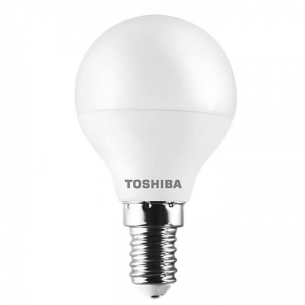 Лампа светодиодная Toshiba Golf G45 5W 4000K CRI80 ND E14 40W