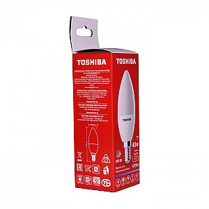 Лампа светодиодная Toshiba Candle C39 5W 4000K CRI80 ND E14 40W
