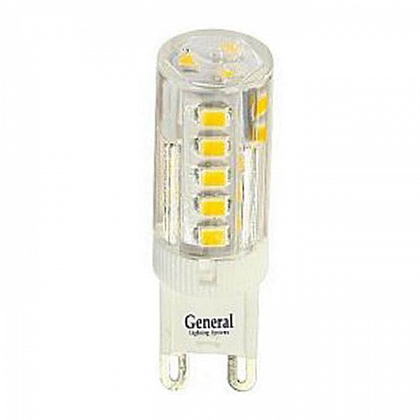 Лампа светодиодная General GLDEN-G9-7-P-220-4500 654100