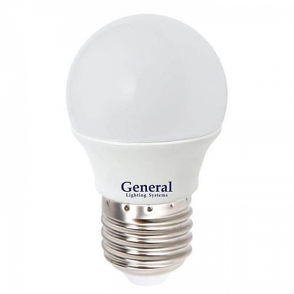 Лампа светодиодная General GLDEN-G45F-B-7-230-E27-4000 660200