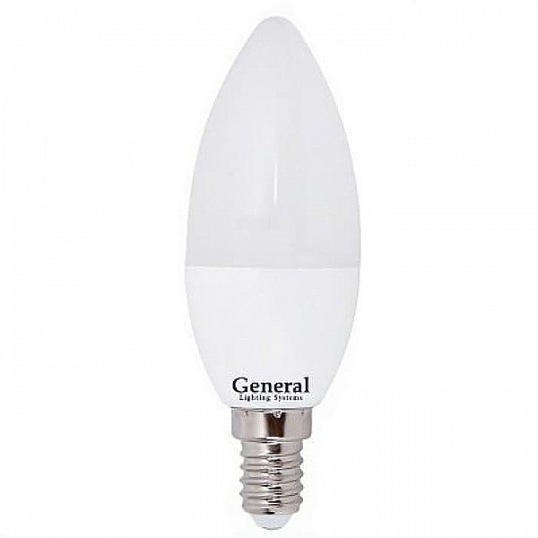 Лампа светодиодная General GLDEN-CF-B-8-230-E14-3000 660175