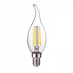 Лампа светодиодная Фарлайт FAR000124 CW35 11 Вт 2700 К Е14 нитевидная прозрачная свеча на ветру
