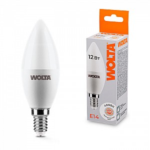 Лампа светодиодная Wolta 25SC12E14 12Вт 4000К Е14