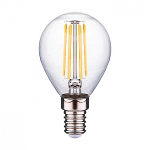 Лампа светодиодная Фарлайт FAR000032 G45 7 Вт 4000 К Е14 нитевидная прозрачная шар