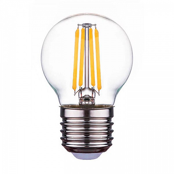 Лампа светодиодная Фарлайт FAR000033 G45 7 Вт 4000 К Е27 нитевидная прозрачная шар