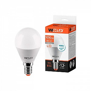 Лампа светодиодная Wolta 25S45GL12E14 12Вт 4000К Е14