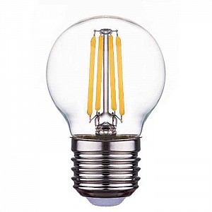 Лампа светодиодная Фарлайт FAR000129 G45 11Вт 4000К Е27 нитевидная прозрачная шар