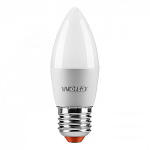 Лампа светодиодная Wolta 25SC7.5E27 Свеча C37 7.5Вт 4000К Е27