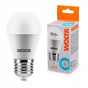 Лампа светодиодная Wolta 25W45GL10E27 G45 10Вт 800лм 6500К Е27