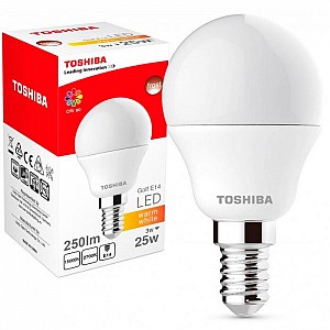 Лампа светодиодная Toshiba Golf 3W 2700K CRI80 ND E14. Изображение - 1