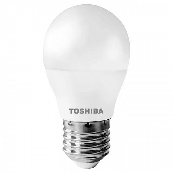 Лампа светодиодная Toshiba Golf G45 7W 4000K CRI80 ND E27 60W