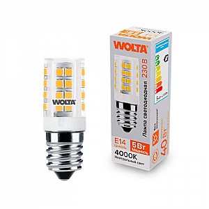 Лампа светодиодная Wolta WSTD-JCD-5W4KE14-C 5Вт 4000К Е14