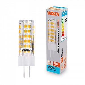 Лампа светодиодная Wolta WSTD-JC-220V7W6KG4-C 7Вт 6500К G4