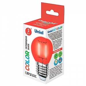 Лампа светодиодная Uniel Air color UL-00002986 красный свет. Изображение - 2