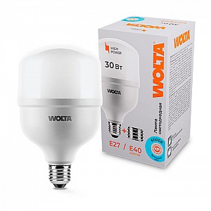 Лампа светодиодная Wolta LED25WHP30E27/40 30Вт 2500лм 6500К E27. Изображение - 1