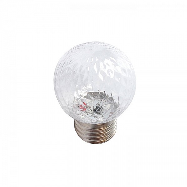 Лампа светодиодная Volpe UL-00010064 LED-D45-1W/3000K/E27/CL/С Pineapple декоративная теплый белый свет