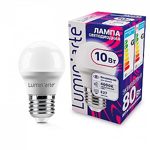 Лампа светодиодная LuminArte LSTD-G45-10W4KE27 10Вт 4000К Е27